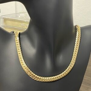 Chunky Herringbone 20" Chain / Cadena estilo de espiga maciza